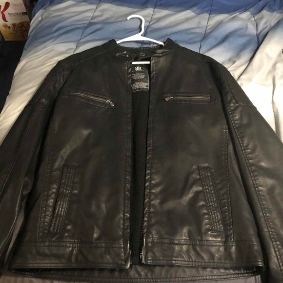 Faux Leather Jacket (Worn Once)